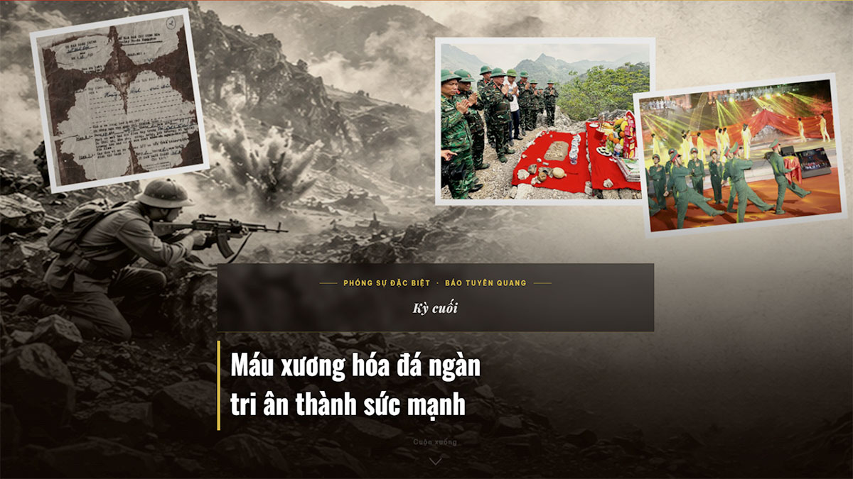 Máu xương hóa phù sa - Tri ân thành sức mạnh